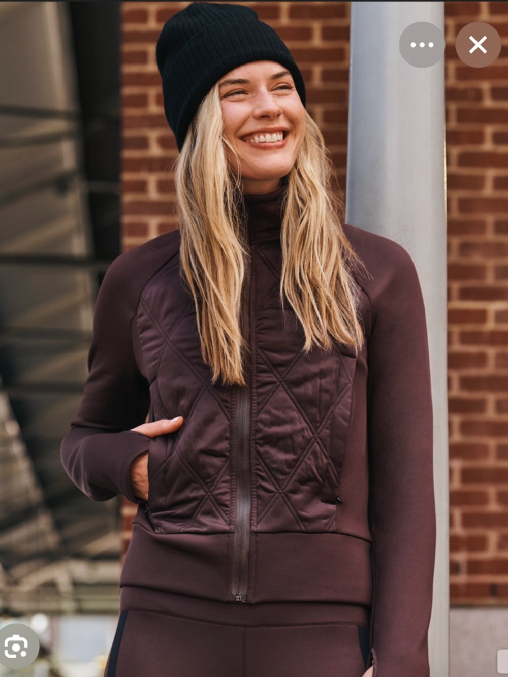 RHONE Alpine Jacket in Brown Berry size M - Picture 4 of 13